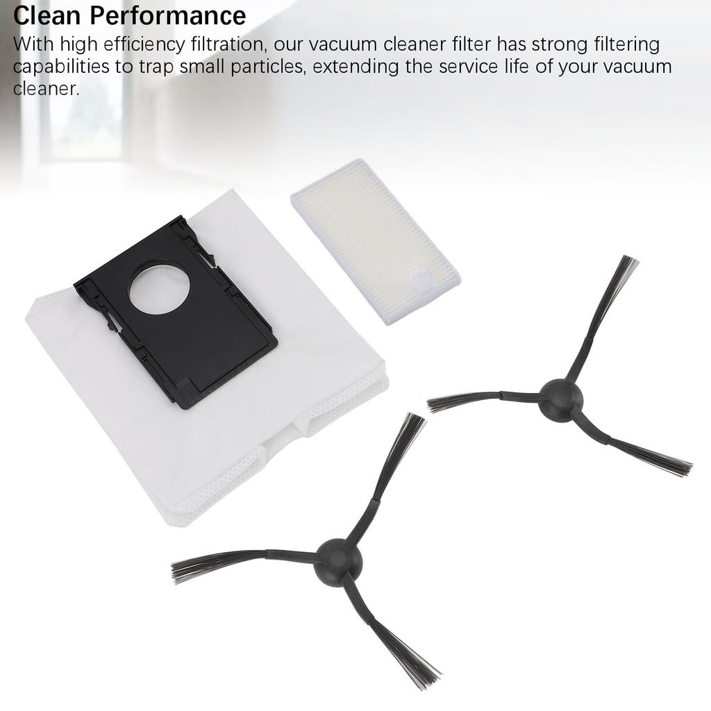 Vacuum Cleaner Side Brushes Vacuum Filter Dust Bag Vacuum Cleaner Replacement Parts Accessories for W20 W20 Pro for J20