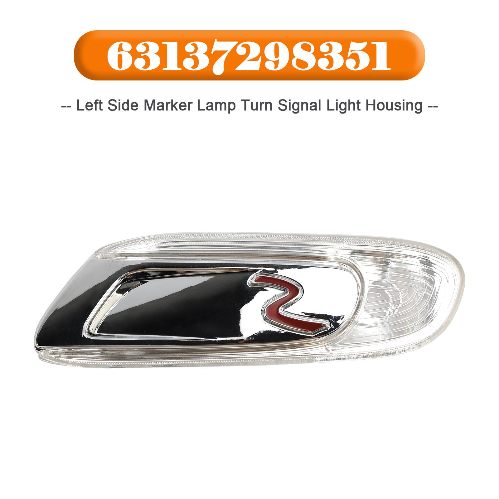

Left Side Marker Lamp Turn Signal Light Housing for MINI F55 F56 F57 S 2014-21