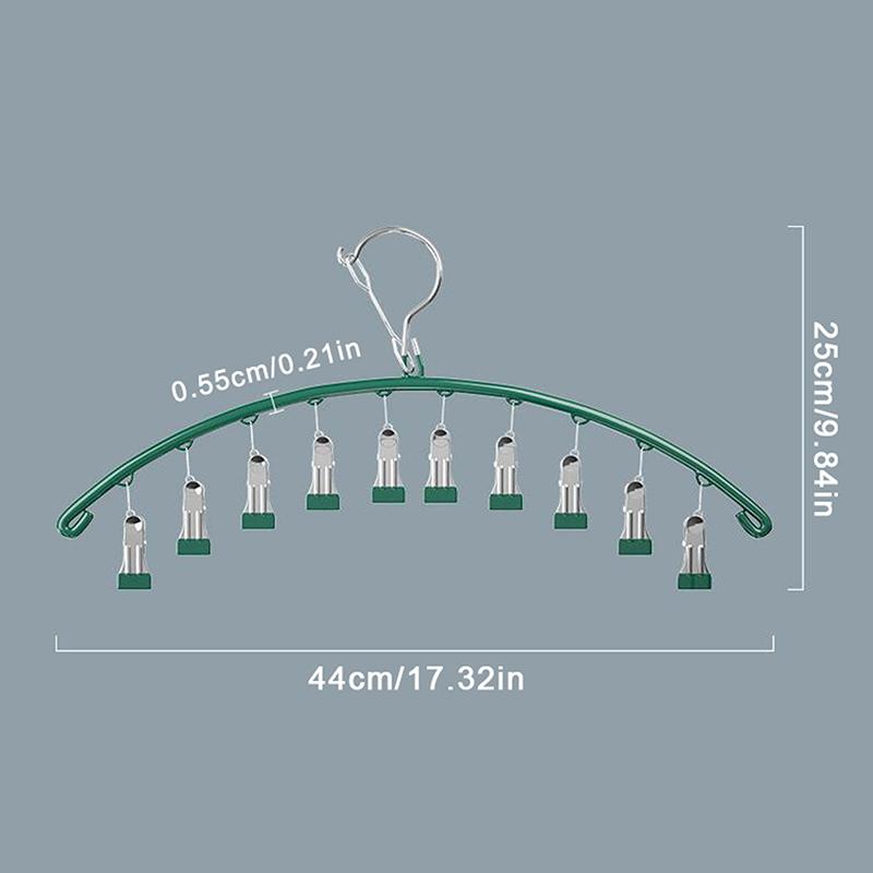 Edelstahl Wäschetrockner Metall Wasserdicht Trockenständer 10 Klammern Haken Wäscheständer Bügel Unterwäsche Socken Halter