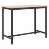Natural Table 100 x 50 x 77 cm Engineered Wood and Steel