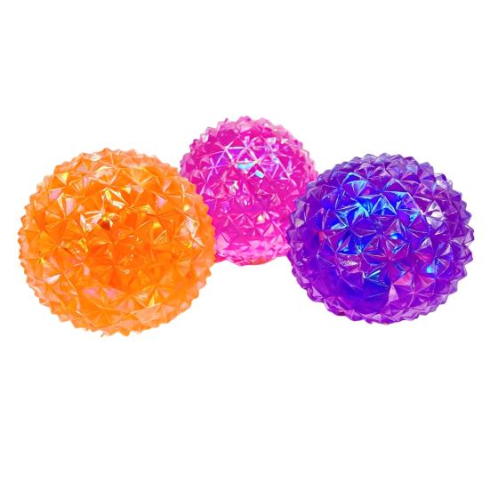 Maltose Faux Diamond Shiny Ball Soft TPR Stress Reliever Toy Slow Rise Fidget for Kids Adults Anxiety Relief Slow-Resilience Emotional Release Toy