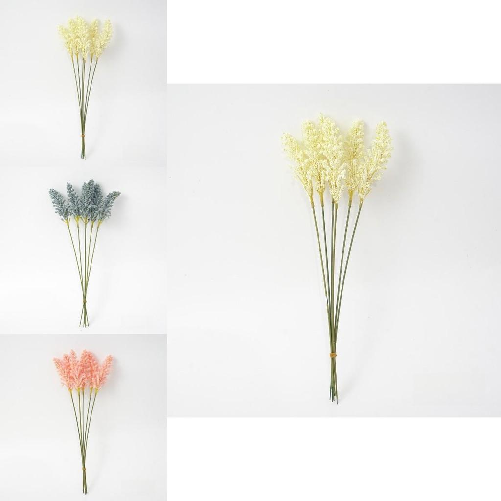 Small Fresh Fake Triticum Aestivum Bouquet For Photography Backdrops And Decorative Arrangements