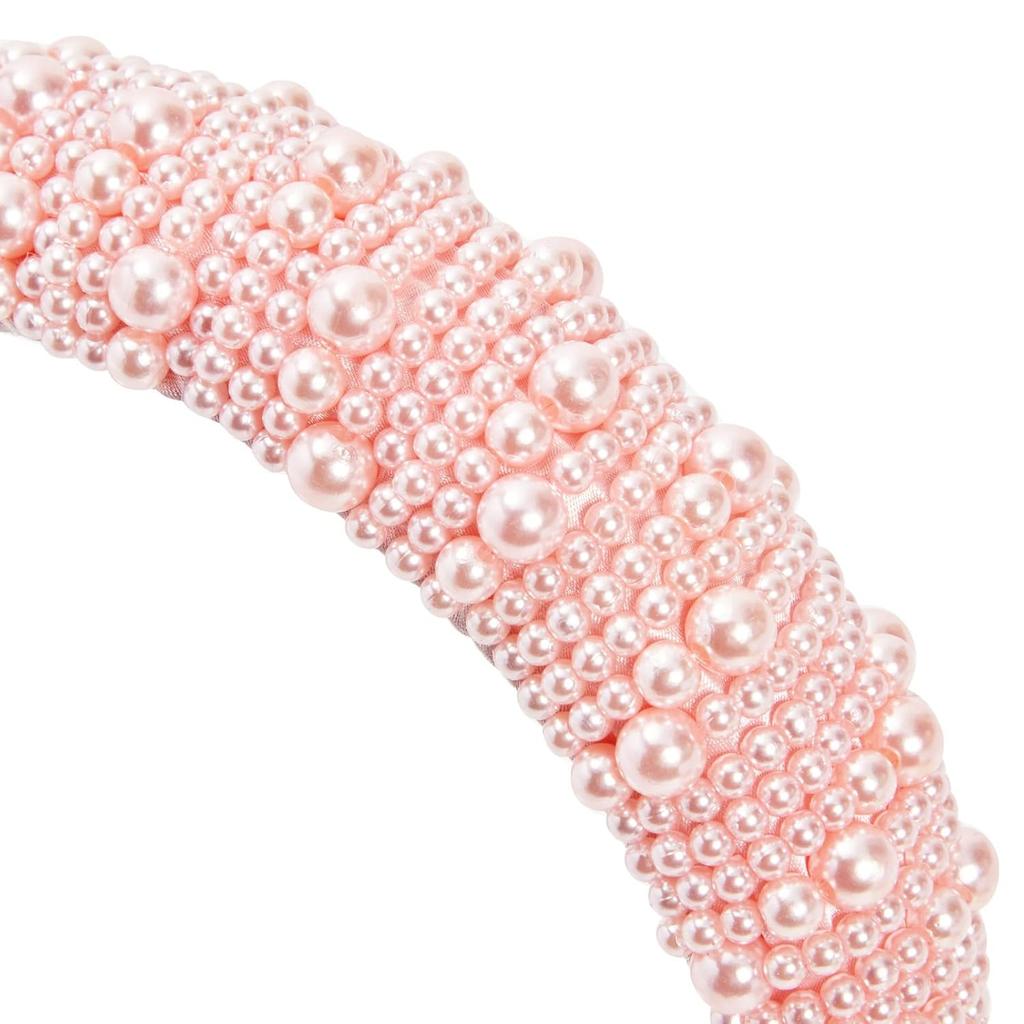 Glamlily Crystal Headbands - All-Day Comfort Hair Accessories - Glam Crystal & Pearl Headband - Versatile Styling Fashion Accessories - Pack of 2,