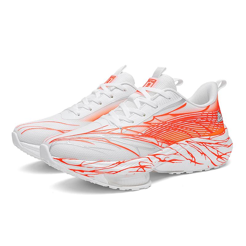 Marathon Running Shoes Women Men Road Jogging Air Cushioning Sports Training Shoes Mesh Breathable Light Comfy Sneakers 36-44