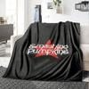 1pc Smashing Pumpkins Themed Printed Soft and Comfortable Home Blanket, Small Throw Blanket, Nap Blanket, Suitable as a Gift l086