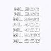 Compatible Mercedes-Benz ML Series Rear Emblem: ML300, ML320, ML350, ML400, ML450