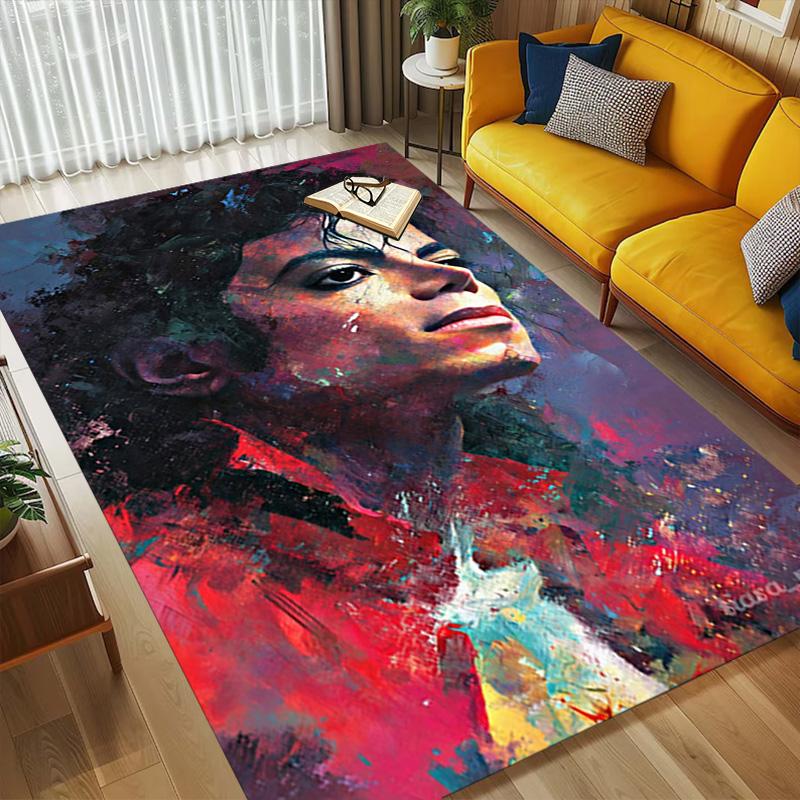 Tapis de salon antidérapant Légende Moonwalk Tapis doux pour chambre à coucher Salle de jeux Salle de jeux Canapé Bureau Décoration intérieure Paillasson