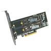 Fast Speed PCIe To 2 Port Two M.2 NVME M Key Converters Card PCBs Technology for Stable Data Transfer