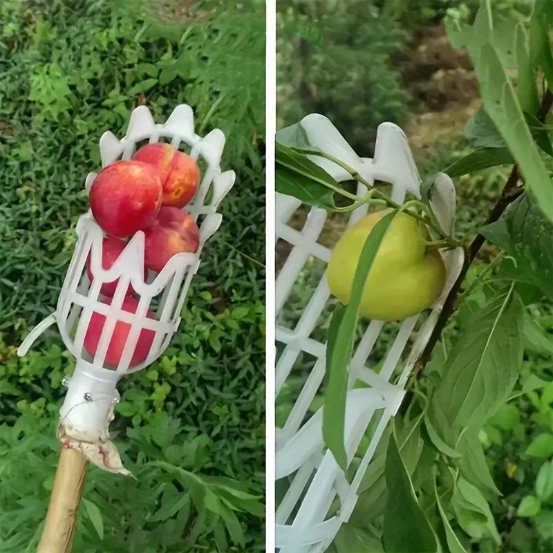 1/2pcs Fruit Picker Garden Hand Tool Plastic Catcher Picking Apple Bayberry Citrus Pear Peach Hand Tools Agriculture Accessories