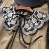 Lace Floral Fake Collar Detachable Decoration Collar Fashion False Collar  For Women Girls