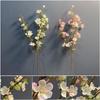 2 Fork Artificial Apple Blossom Branch 84cm Faux Flowers Elegant Cherry Blossom Branch  Living Room