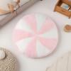 2026 Christmas Candy Plush Pillows 36cm Holiday Theme Decorative Cushion for Chair Bedroom, Living Room Dorm Apartment