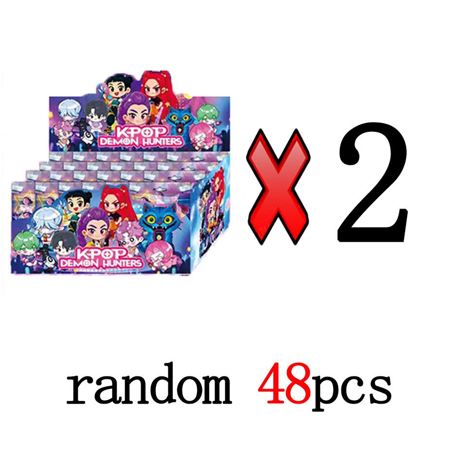 10pcs Kpop Demon Hunters Blind Box Action Figures Set Derpy Tiger Rumi Mira Zoey Sussy Collectible Dolls Figurines for Fans Gift