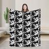 Usopp Jolly Roger Velvet Throw blanket Luffy Anime blanket for Home Office Super Warm Bedding Throws,