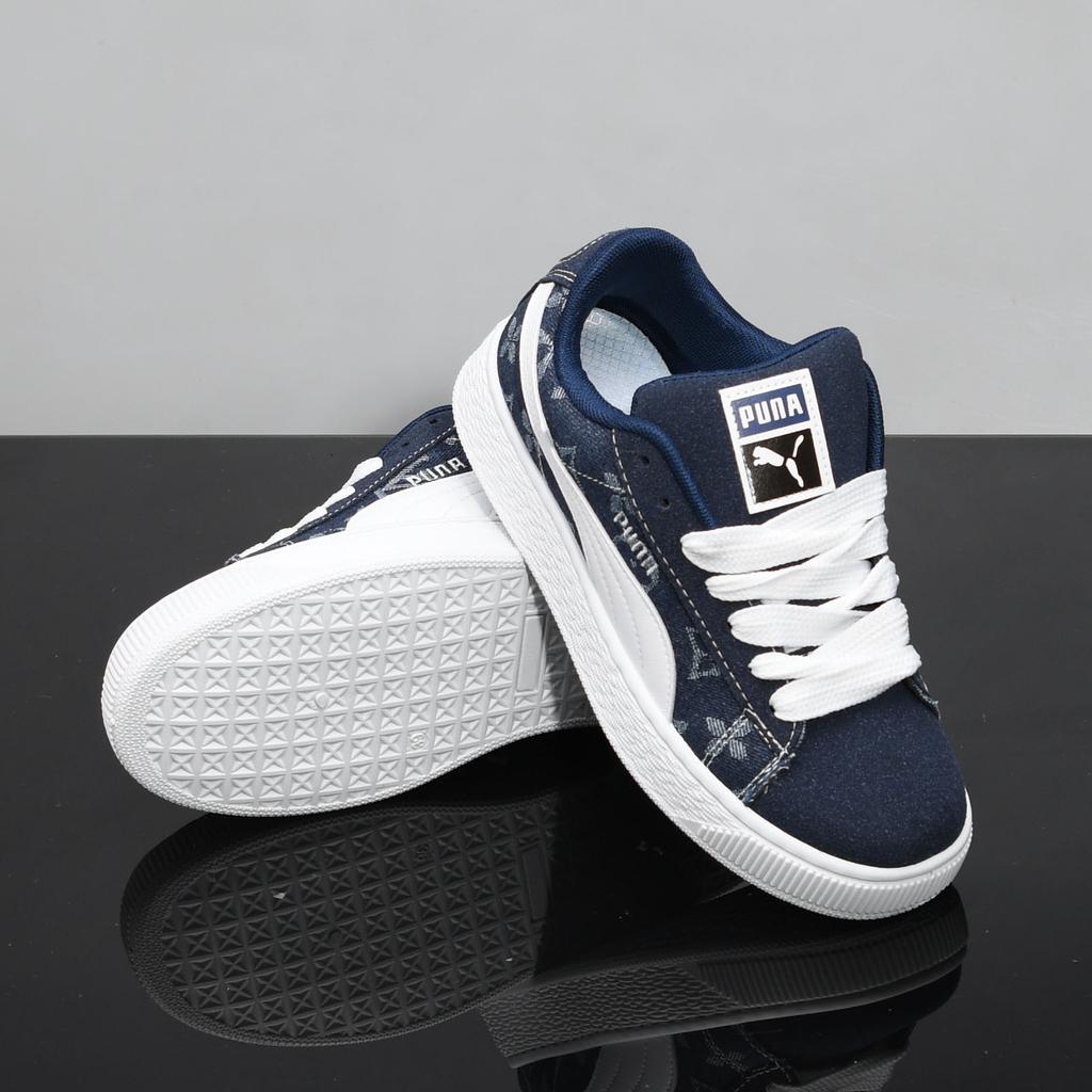 Black Dexun Spring and Autumn New Bread Shoes Couple Sports Non-slip Board Shoes Lightweight Student Y