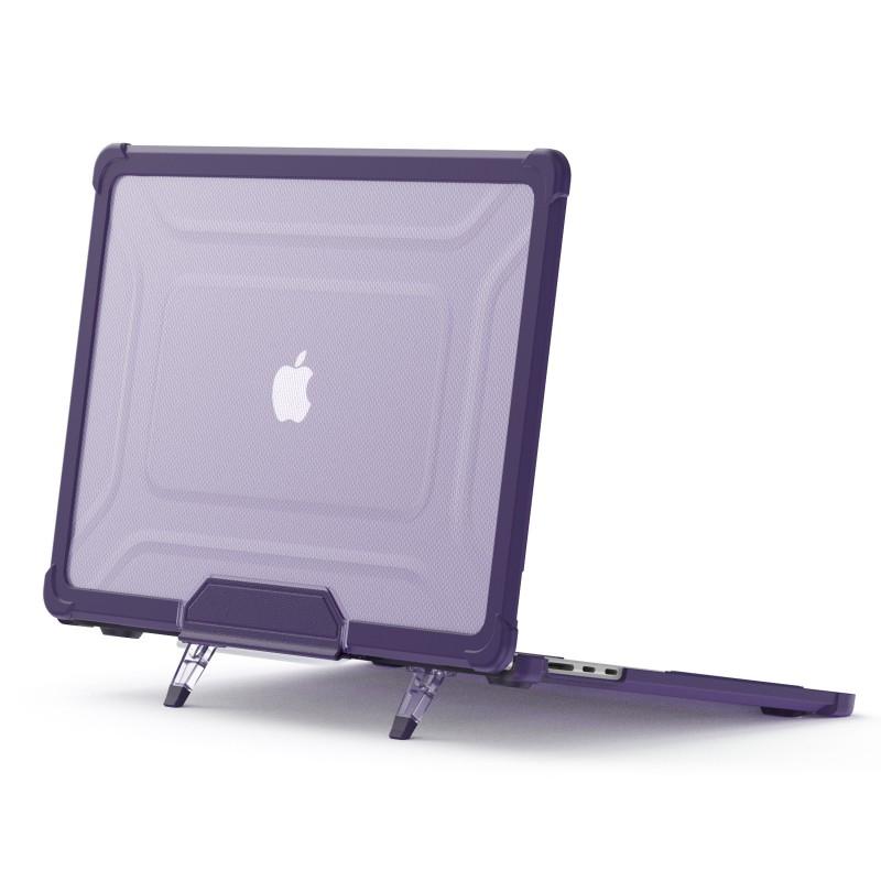 15-Zoll MacBook Air Hülle A2941 Schutzhülle Hartschale Mit Ständer Wärmeableitung Kratzfest Sturzfest Sleep-Funktion