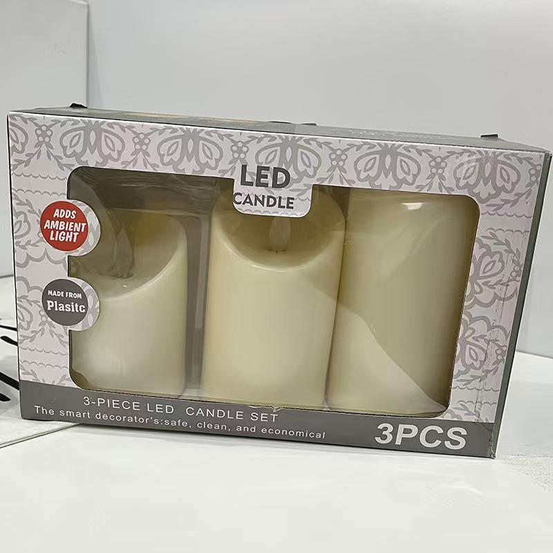 LED Remote-Controlled Smokeless Swinging Candles for Hotel & KTV Birthday Decor