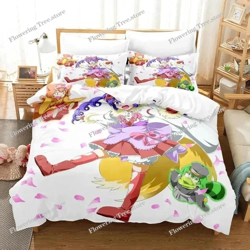 Soushin Shoujo Matoi Bedding Set Single Twin Full Queen King Size Bed Set Adult Kid Bedroom Duvet cover Sets Anime Bed Sheet Set