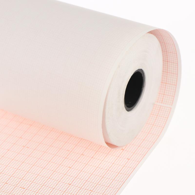 Electrocardiograph Printer Paper Thermal Ecg Paper Clear Accurate Grid High Sensitivity For Hospital Medical Use 50/63/80/110Mm
