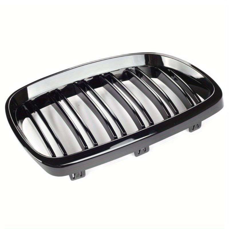 Gloss Black Front Bumper Grill Suitable for BMW 3 Series E92 E93 M3 06-09 car modification with black double line grille and double bar grille