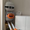 Extra Large Halloween Spider & Pumpkin Decor with Mummy Balloons for Shopping Malls, Kindergartens, Bars