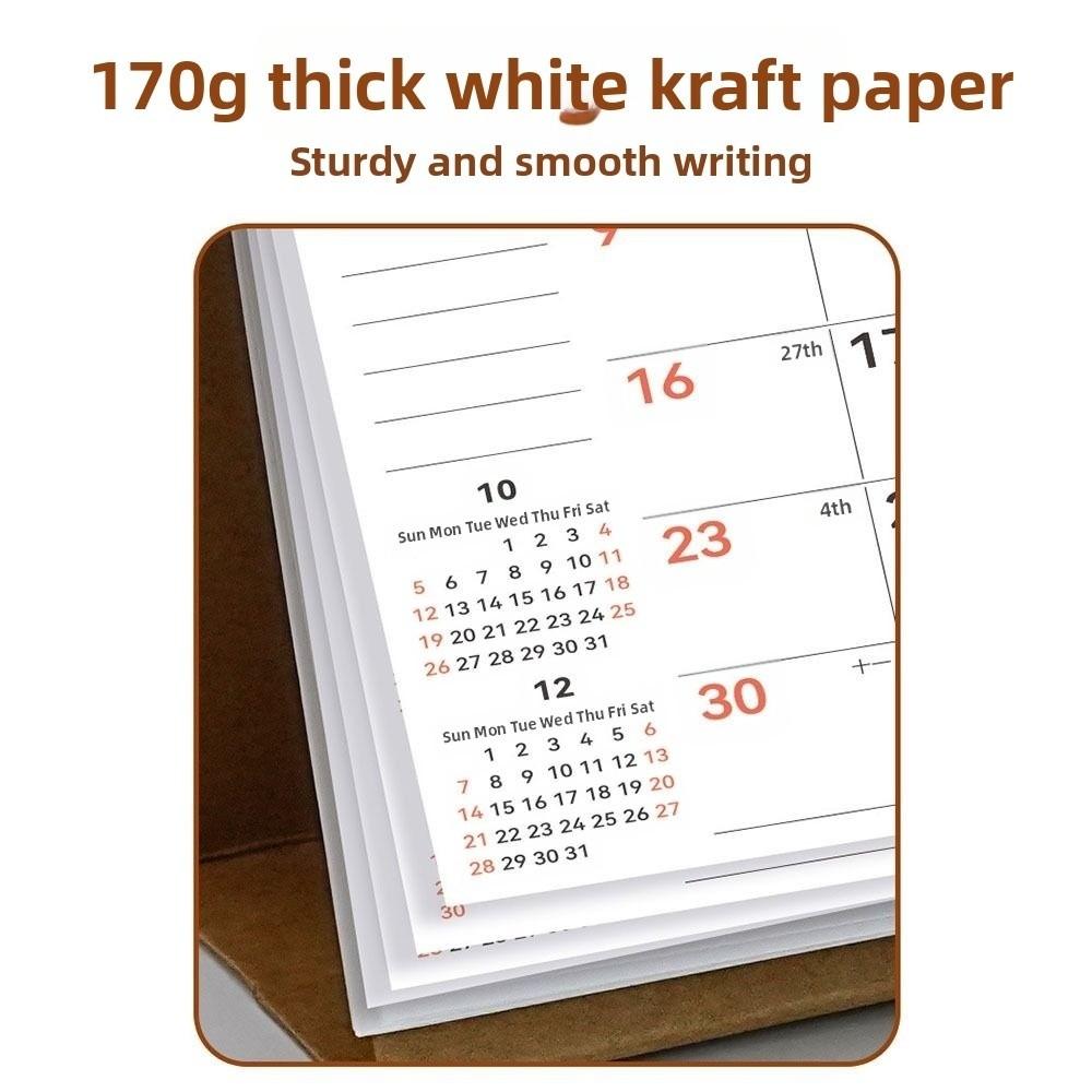 Simple Coil 2026 Desk Calendar Portable Desktop Decoration Mini Calendar Schedule Planner Gifts
