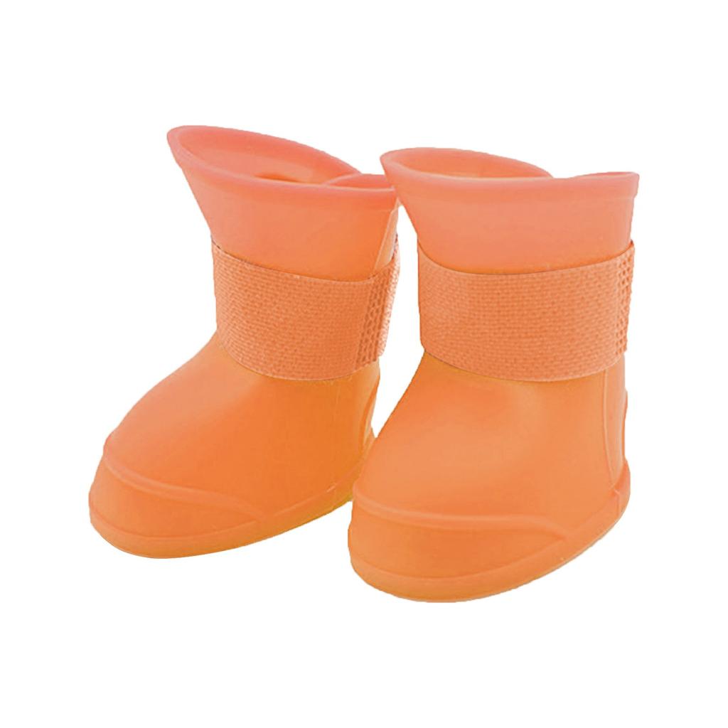 Pet Dog Rainshoes Waterproof Silicone Dog Shoes Anti-skid Boots For Small Medium Large Dogs Cats Rainy Days Appear Pet Supplies
