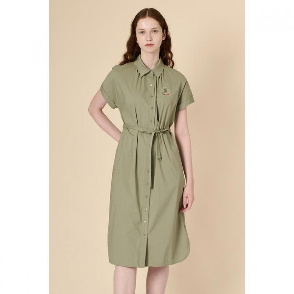 

Bcbg Logo Turn Up Sleeve Dress B3f7o610 beige (72)/77