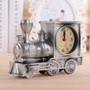 Fashion Personality Lastic Model Clock Retro Nostalgic Locomotive Alarm Clock Decoration Creative Home Gift Alarm Clock