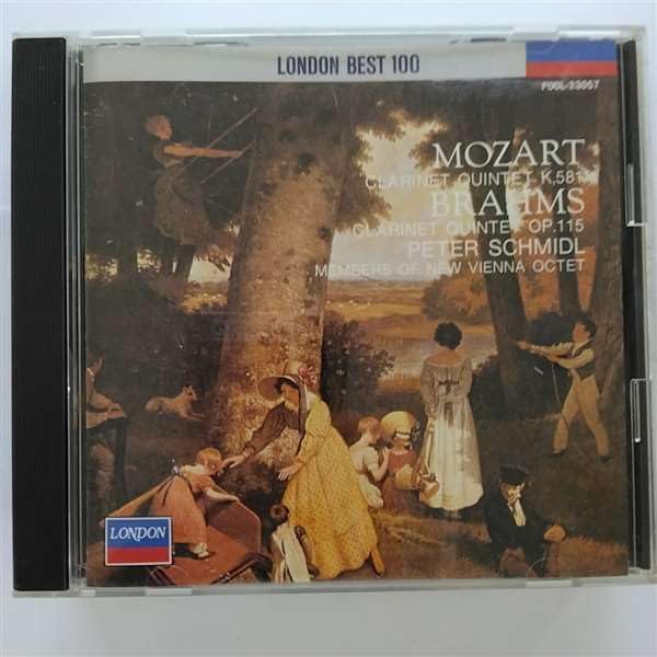 

CD MOZART/BRAHMS - Clarinet Quintets: Schmidl / New Vi FOOL23057 Japan Classical Used
