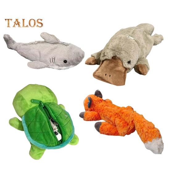 Piórnik w kształcie rekina, zapięcie na suwak, duża pojemność, torba do przechowywania artykułów piśmienniczych, pogrubiony aksamit, organizer na niezbędne przybory do pisania