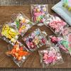 10-delat set med söta färgglada resin tecknade frukt hårklämmor för barn