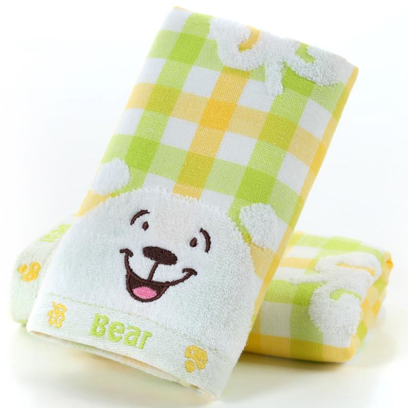 

Полотенце из чистого хлопка Полотенце для лица Супермаркет Повседневные нужды Подарок Медведь Марлевая ткань Полотенце из чистого хлопка 75*34