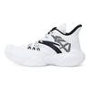 Anta Slip Resistant Abrasion Resistant Low top Basketball Shoes Men's White Black 112131616S-3