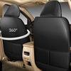 All-inclusive Fashionable Car Seat Covers with Pu Leather, 2 Pieces Suitable for Most Cars To Resist Wear and Tear and Scratches