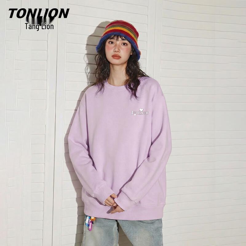 TonLion Women's Long Sleeve Crewneck Sweatshirt