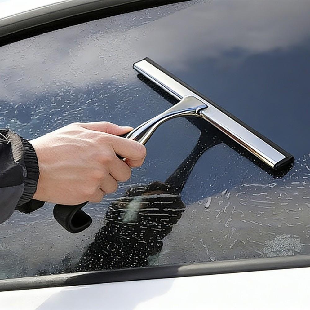 Manual Glass Wiper Stainless Steel Glass Cleaner Cleaning Tool Window Wiper  Mirror
