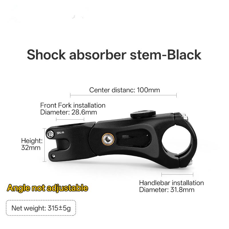 

Bicycle Stem Adjustable Aluminum 100/140mm 31.8mm Handlebar Compatible Durable Secure Fit for Road and Mountain Bikes