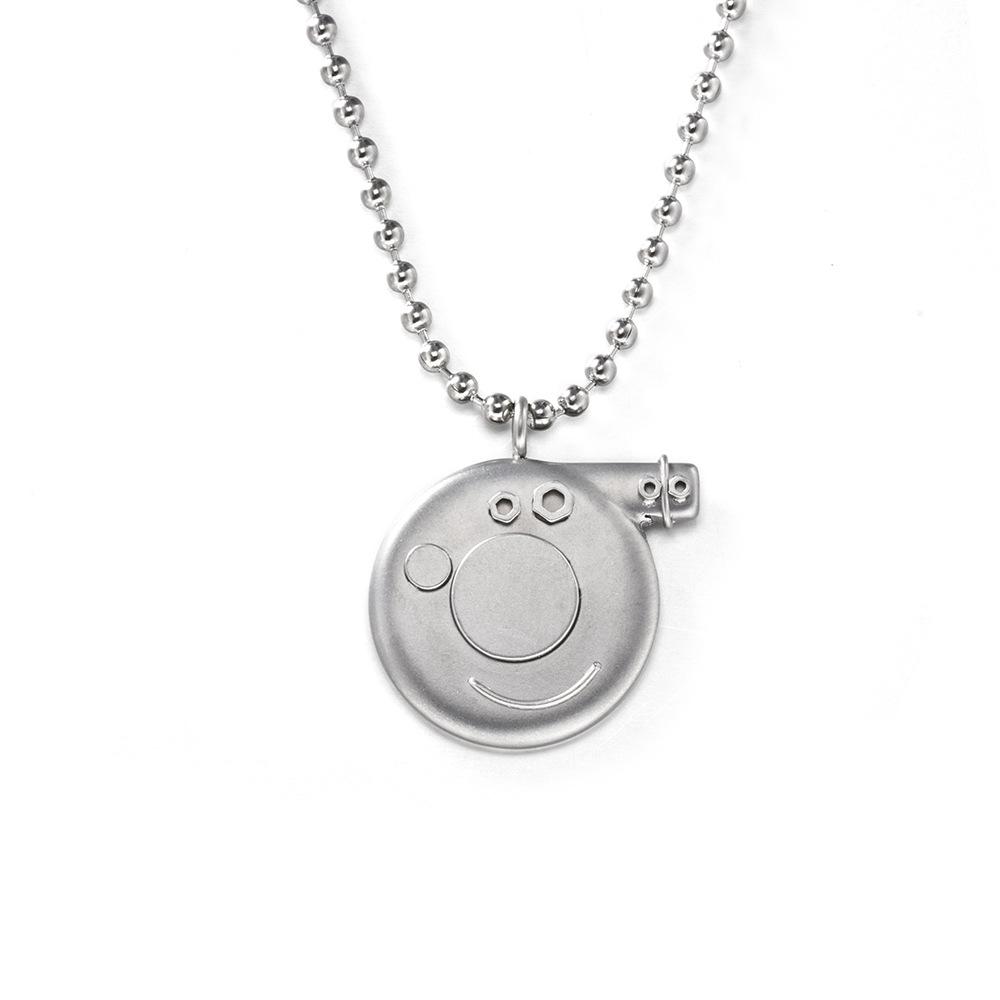 Peppa Pig Pendant Necklace: Family Matching Anime Cartoon Retro Accessory for Adults and Kids, Year of the Pig Zodiac Theme.
