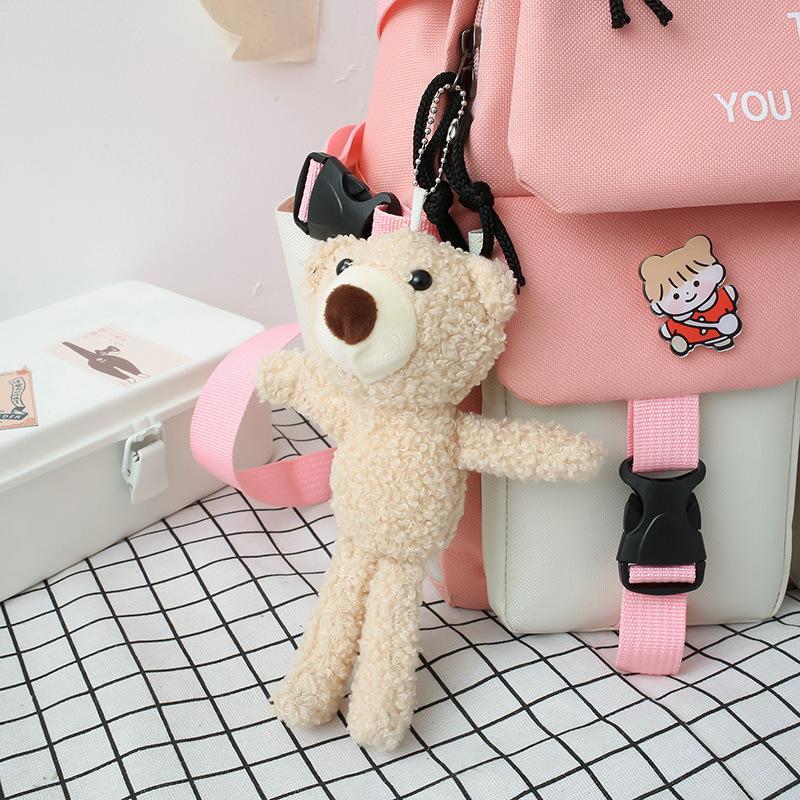 School bag female high school campus backpack large capacity canvas college student backpack female