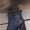 Women's High-heeled Short Boots Sexy European and American Style Autumn and Winter Waterproof Table Thick-heeled Large-size Roman Boots