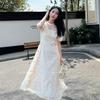 LS French Lace Sweet Slimming Dress - 2025 Summer Women's Fashion #21708