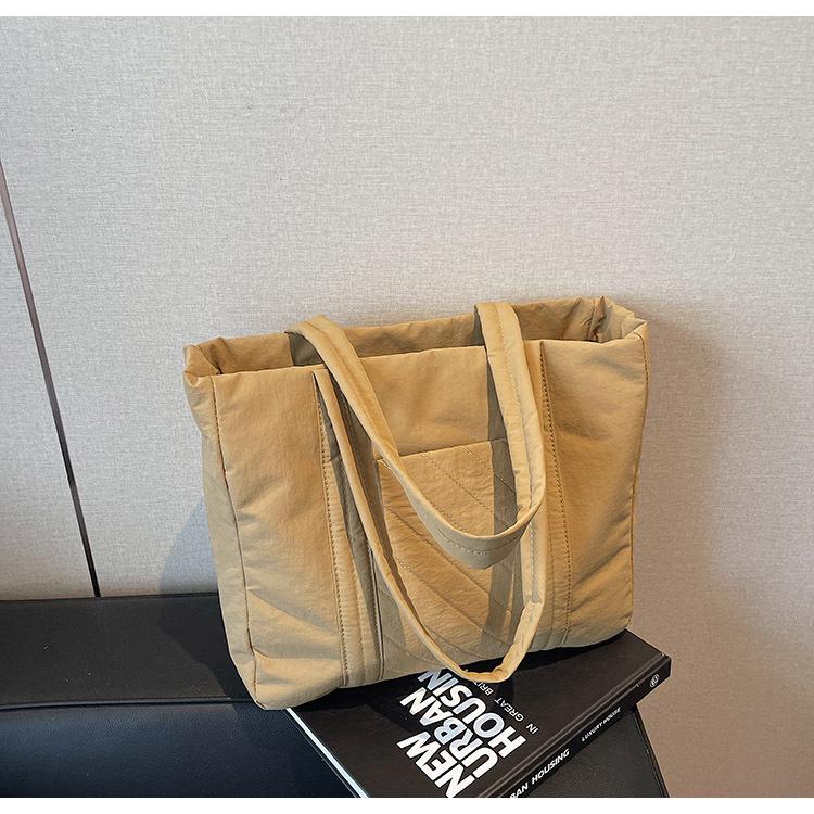 

Large capacity cotton clothes canvas bag women s summer versatile new simple shoulder college student tote bag хаки