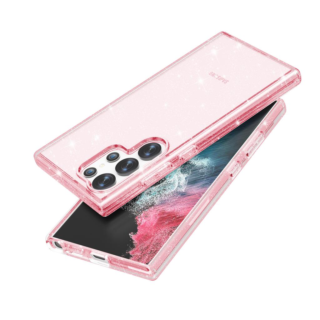 Applicable To Samsung S25Ultra Electroplated Mobile Phone Case Terminator S24Ultra Transparent S23Ultra Protective Case
