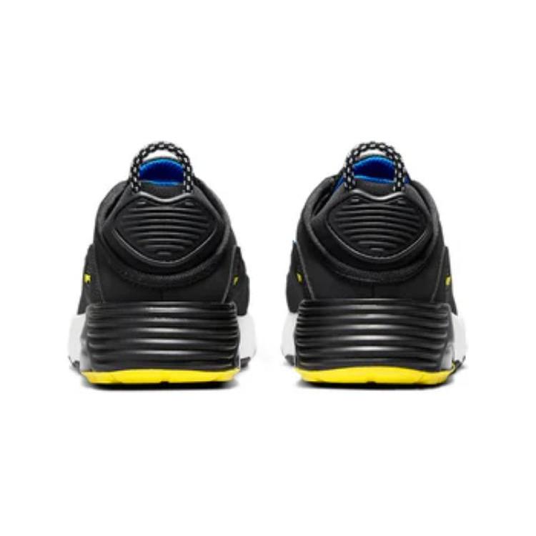 Nike Air Max 2090 Low-Top Kinder Lifestyle Schuhe Schwarz Gelb Blau Kinder im Alter von 3 7 Jahren DH9740-005