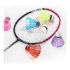 Plastic Badminton Ball Set of 12 Nylon Practice Shuttlecock for Beginners Outdoor Suitable Storage Case Included