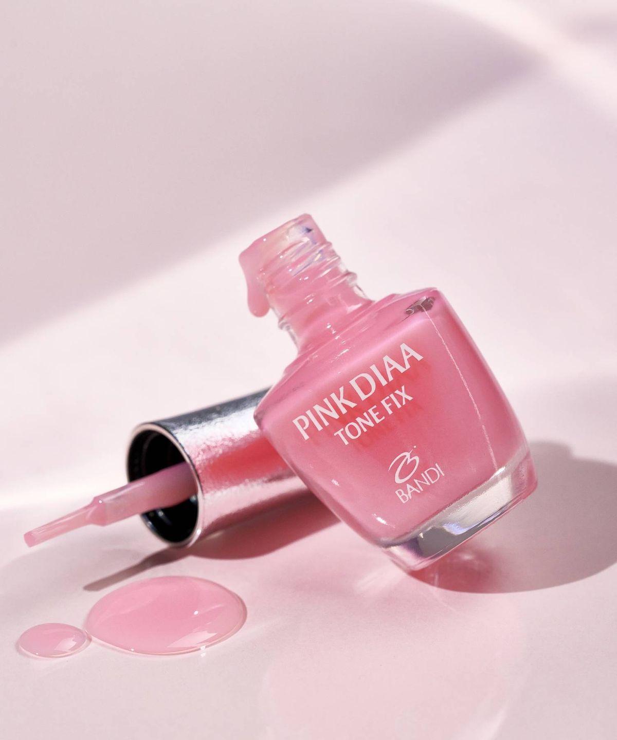 Nail Cure Pink Diamond Tone Fix Pink Tone-Up Nail Serum Pink tone-up