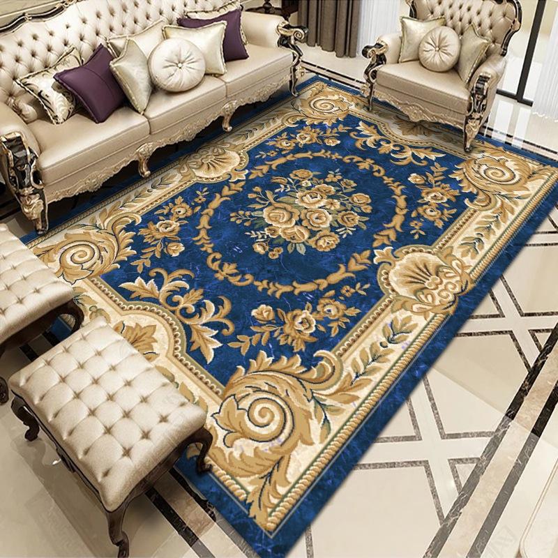 Retro Moroccan Style Living Room Decoration Carpet Bohemia Rugs for Bedroom Home Decor Anti-Slip Floor Mat Homestay Lounge Rug