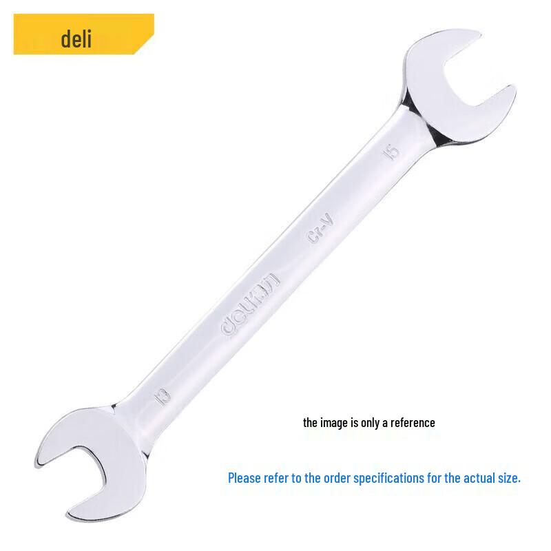 Deli Chrome Vanadium Steel Double Open-End Wrench
