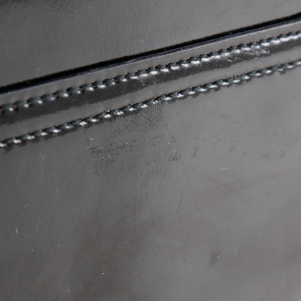 Salvatore Ferragamo Vala Handbag Black Patent Leather Women Used